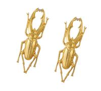 Boucles d ' oreilles en forme d ' insectes, accrocheuses, tendance, Vintage, en alliage, accessoire de mode pour les fêtes, boucles d ' oreilles en alliage