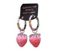 Boucles d ' oreilles en forme de fraise à la mode, accessoires d ' oreille, pendentif élégant, bijoux d ' oreille uniques pour femmes, garde-robe, belle fraise