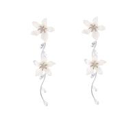 Boucles d ' oreilles en grappe de cristaux mélangés non allergènes, décoration scintillante, goutte, tenue confortable, tenue quotidienne, instances formelles, boucles d ' oreilles de fête avec perles