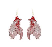 Boucles d ' oreilles géométriques uniques, crochets d ' oreilles en forme de poisson creux, tendance et à la mode, parfaits pour les femmes qui aiment les accessoires uniques, accessoires élégants