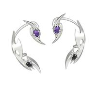 Boucles d ' oreilles gothiques à clips, légères et confortables, pendantes d ' oreilles mécaniques pour les mariages, les fêtes et un usage quotidien, boucles d ' oreilles piercing déni