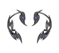 Boucles d ' oreilles gothiques à clips, légères et confortables, pendantes d ' oreilles mécaniques pour les mariages, les fêtes et un usage quotidien, boucles d ' oreilles piercing déni