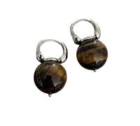 Boucles d’oreilles gothiques unisexes Rond en acier Pierre Pendentif Boucles d’oreilles Européen Style Américain Personnalisé Mode Stud Boucles d’oreilles Dames Filles Accessoires de voyage cadeaux