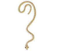 Boucles d ' oreilles manchette en forme de serpent exquises, Clip de cartilage d ' oreille non percé sur enveloppe pour tir de rue unisexe, boucles d ' oreilles non percées pour filles et femmes