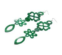 Boucles d ' oreilles minimalistes à trois feuilles, ornement, Design polyvalent, accessoire d ' oreille pendant, adapté à toutes les tenues et à tous les âges, boucles d ' oreilles uniques