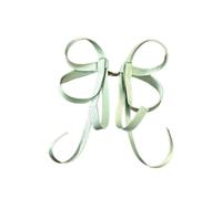 Boucles d ' oreilles nœud papillon en ruban, accessoires de mode, artisanat en métal, bijoux d ' oreille uniques, texture en alliage, convient tenues quotidiennes, boucles d ' oreilles courbées