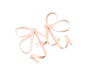 Boucles d ' oreilles nœud papillon en ruban, accessoires de mode, artisanat en métal, bijoux d ' oreille uniques, texture en alliage, convient tenues quotidiennes, boucles d ' oreilles courbées