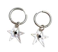 Boucles d ' oreilles pendantes en forme d ' étoile géométrique à la mode, bijoux légers et confortables pour un usage quotidien ou un événement spécial, boucles d ' oreilles de nuit