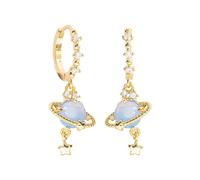 Boucles d’Oreilles planète - Boucles d'oreilles créoles pour Femmes | Boucles d’Oreilles Saturn, Boucles d’Oreilles Saturn Planet Dangle pour Femmes, Boucles d’Oreilles Space Planet Saturn uzzlegame