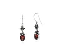 Boucles d’oreilles Style Goutte Art Nouveau en Argent Sterling 925