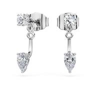 Boucles d’oreilles transformables Galaxy, Diamants de synthèse 0,82 ct tw, Formes variées, Argent sterling OS