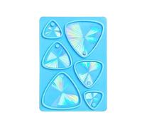 Boucles D ’ Oreilles Triangle Holographiques, Moule En Silicone, Gouttes