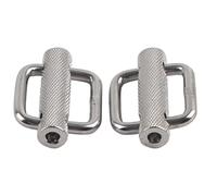 Boucles de Ceinture à Rouleaux Moletés Réglables en Acier Inoxydable pour un Usage Quotidien (25mm)