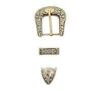 Boucles de ceinture punk en métal de rechange pour homme tendance classique cool boucle de rechange (métal) boucle de ceinture vintage, 08 3563 Bronze, taille unique