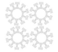 Boucles de Moule pour Jardinière en Plastique Réutilisables pour Béton | Plastique Blanc, Finition Lisse Soignée, Montage Rapide, Usage Atelier et Décorations de Table