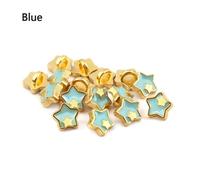 Boucles De Poupée En Forme D'étoile, 20 Pièces De 5mm En Métal, Mini Boutons Artisanaux, Sacs De Ceinture, Vêtements, Accessoires De Couture