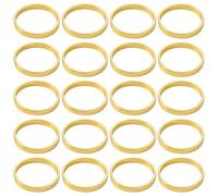 Boucles De Serviette En Métal, 20 Pièces, Porte-Serviettes, Décoration De Table, Anneaux Ronds, Porte-Serviettes