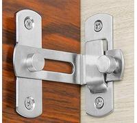 boucles de verrouillage de porte à angle droit de 90 degrés boulons de verrouillage incurvés boulons de levier de verrouillage coulissant pour portes et fenêtres