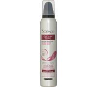 Boucles définies et souples toute la journée avec la mousse coiffante Science Glossy Curl, enrichie en provitamine B5, format 200mL pour cheveux bouclés et ondulés - Lot de 3