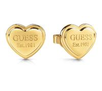 Guess Jube02179JWYG Boucles d'oreilles en forme de cœur Doré, Acier inoxydable