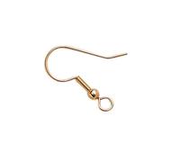 Boucles D'oreille Américaines Crochet 19 Mm Doré 6 Pièces