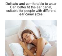 Boucles d'oreille annulant le bruit en silicone, bouchons d'oreille de concert - Plug d'isolation sonore de silicone anti-bruit - Protection des bouchons de sommeil de dortoir en s