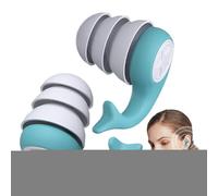 Boucles d'oreille annulant le bruit en silicone, bouchons d'oreille de concert - Plug d'isolation sonore de silicone anti-bruit,Le protecteur auditif confortable résistant à l'eau s'adapte à
