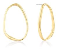 Calvin Klein Boucles d'Oreilles Créoles pour Femme Collection ELONGATED DROPS en Or Jaune - 35000451