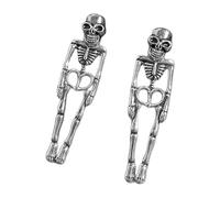 Boucles d'Oreille Crâne - Pendantes Rétro Squelette pour Filles,Boucles d'Oreille Pendantes Crâne pour Filles Femmes Halloween Fête Extérieur Cosplay Anniversaire Événements - Sortie Rendez-vous Anniv