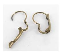 Boucles d'oreille dormeuses à coller Bronze La paire