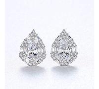 Boucles d'oreille étalon de pierre de pierre d'eau pour femmes