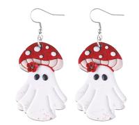 Boucles d'Oreille Fantôme Mignonnes | Pendantes Effrayantes | Pendants d'Oreille Fantôme Suspendus | Pour Tenue de Fête Mariage Danse Port Quotidien Vacances à la Plage Fêtes Filles Femmes Dames