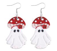 Boucles d'Oreille Fantôme pour Femmes - Pendantes Effrayantes - Pendants d'Oreille Fantôme Suspendus,Pour Tenue de Fête Mariage Danse Port Quotidien Vacances à la Plage Fêtes Filles Femmes Dames