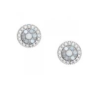 Fossil Boucles D'Oreilles Pour Femmes En Argent, Longueur : 7.2 X 1.3mm Boucles D'Oreilles En Argent, JFS00518040