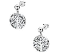 Lotus Style Boucles d'oreilles LS2225-4/1 Arbre de vie Acier Femme