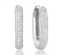 Boucles D'oreille Sif Jakobs Capri Medio Argent Et Oxydes De Zirconium