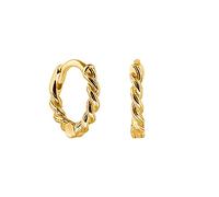 Boucles D'Oreilles 100% Twisted Hoop Twist Pour les Femmes Perced Earring Bijoux, LYLSSSDH, le E1