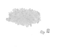 Boucles d'oreilles - 500pcs - Boucles d'oreilles - Transparent avec emballage Kare & Kind® (2.5mm x 3mm)