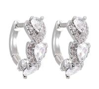 Boucles d'oreilles à clip - La mode simple est adaptée pour les boucles d'oreilles de bijoux pour femmes compatibles avec les boucles d'oreilles moto pour femmes, taille unique, Métal, Pas de gemme