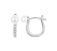Boucles d'oreilles à clip simples avec perles, clous minimalistes pour une tenue professionnelle et de soirée