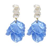 Boucles d'oreilles à la mode en alliage léger robuste avec nœud papillon et zircone pour un usage quotidien et des occasions spéciales Bijoux de style coréen, taille unique, comme décrit