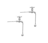 Boucles d'oreilles à la mode en forme de robinet d'eau non conventionnelles avec crochets d'oreille - Ornement ludique - Boucles d'oreilles pour fêtes, rendez-vous galants - Boucles d'oreilles