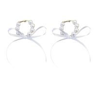 Boucles d'oreilles à nœud en ruban tendance pour femmes et filles - Confortables - Pour fête de mariage - Cadeau de fête de mariage, taille unique, Comme décrit, Comme décrit.