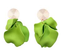 Boucles d'oreilles à pampilles en pétales de rose, style bohème, boucles d'oreilles en acrylique et résine, grandes boucles d'oreilles en ré
