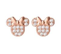 Boucles D'Oreilles À Petit Nœud Minnie Mouse