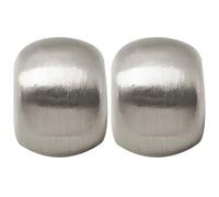 Boucles d'oreilles à tige carrées en argent sterling pour femme, design coussin mat, hypoallergénique, parfaites pour les oreilles sensibles