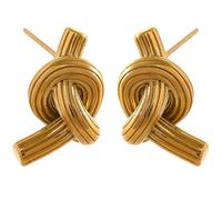 Boucles D'oreilles À Tige Créatives Et Tendance, Nouées Et Originales, Bijoux Imperméables Et Tendance, Déclaration De Personnalité, Nouveauté