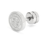 Boucles d'oreilles à tige en acier inoxydable avec logo officiel Celtic FC