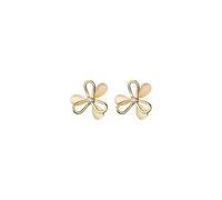 Boucles D'oreilles À Tige En Argent Sterling 925 Avec Opale Synthétique Et Trèfle Romantique Pour Femme, Joli Cadeau De Mariage Ou De Fête