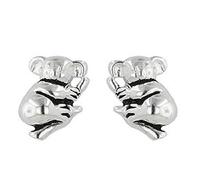 Boucles d'oreilles à tige en argent sterling en forme d'ourson koala 100 % hypoallergénique et sans nickel et sans plomb